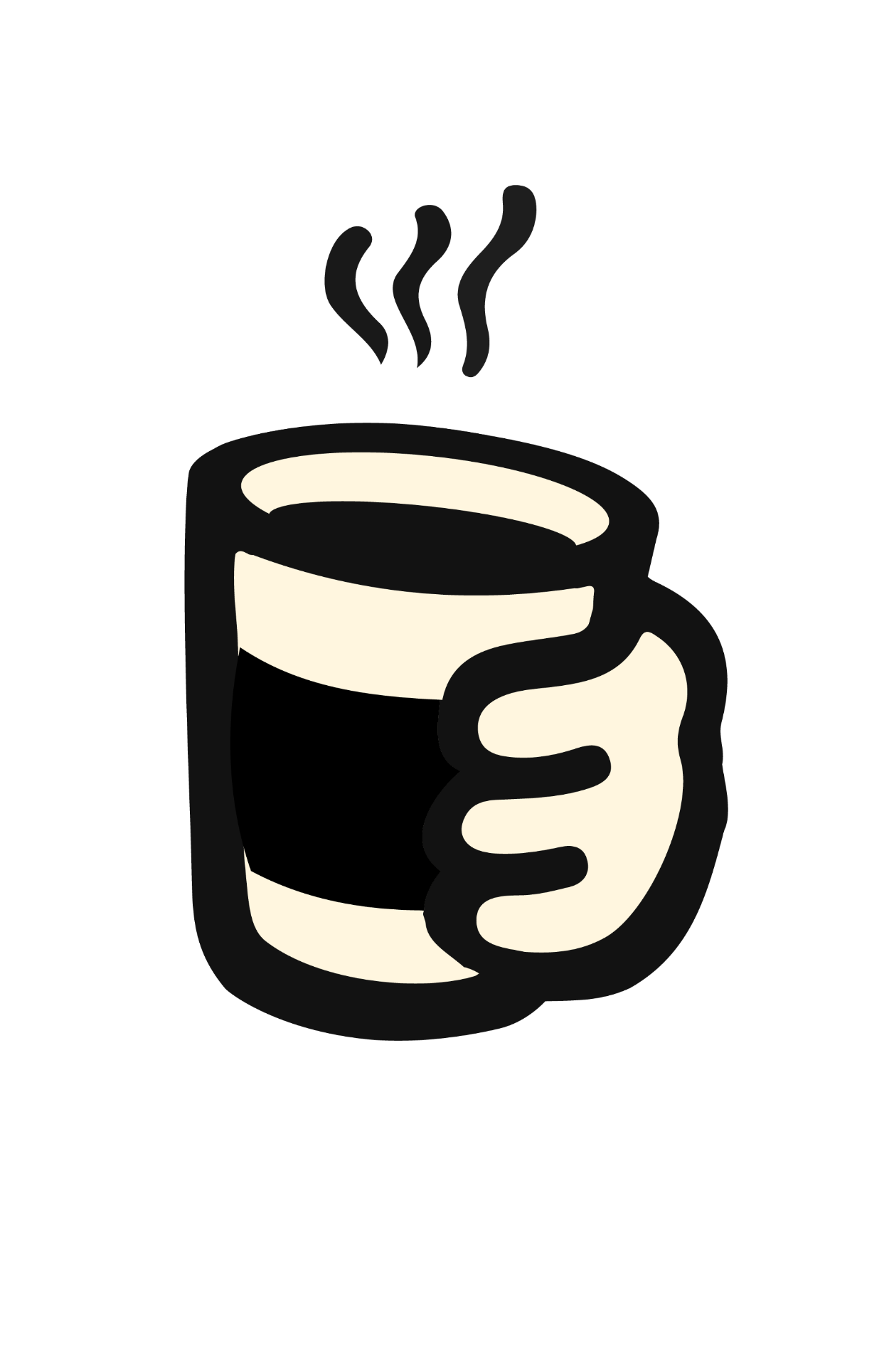 A hand offering you a cup of coffee